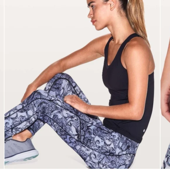 Lululemon Speed Up Tight Floral Print Hanakotoba Starlight Multi 28" Luxtreme - Picture 3 of 8